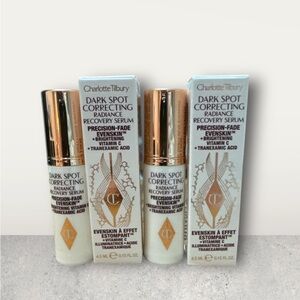 Charlotte Tilbury Dark Spot Correcting Radiance recovery serum. 2 @ 4.5ml NIB